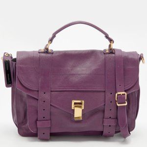 Proenza Schouler Lambskin Medium PS1 Satchel in Purple Rain